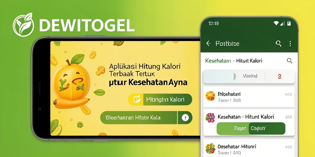 Tampilan antarmuka aplikasi DEWITOGEL dengan fungsi Hitung Kalori yang mudah digunakan.