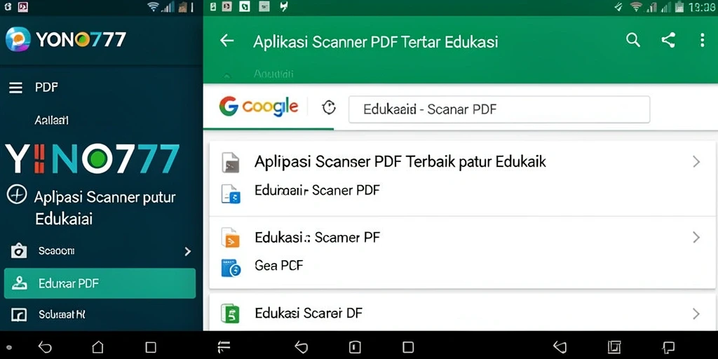 Antarmuka YONO777 yang user-friendly untuk scanner PDF.